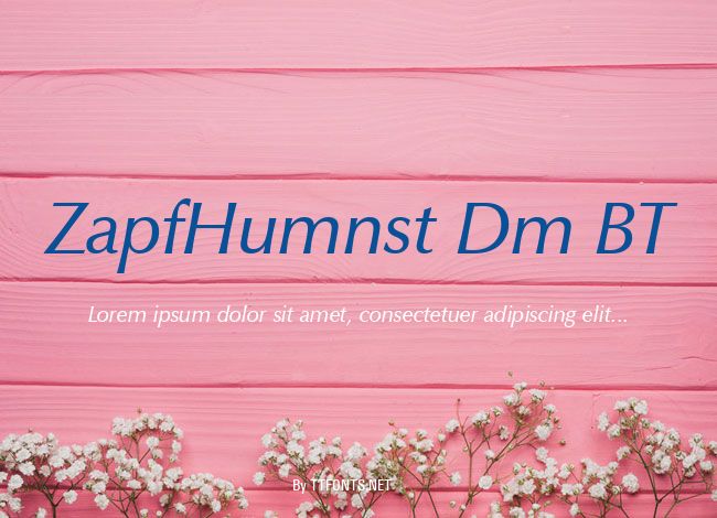 ZapfHumnst Dm BT example